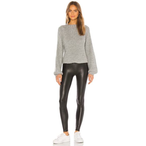 Spanx Faux Leather Leggings Black Petite Small - Picture 4 of 11